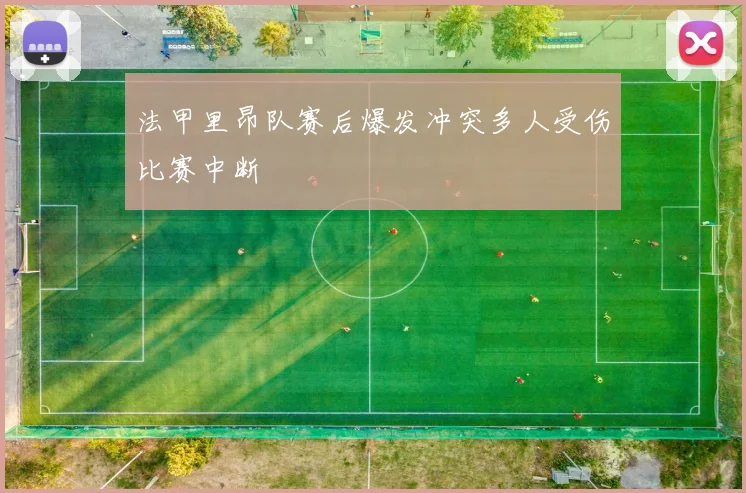 法甲里昂队赛后爆发冲突多人受伤比赛中断